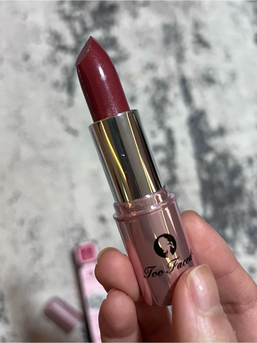 Too Faced Lip Of Luxury Champagne Essence Lipstick Sex Kitten